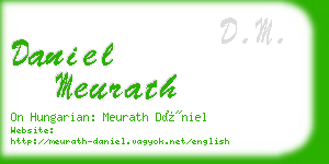 daniel meurath business card